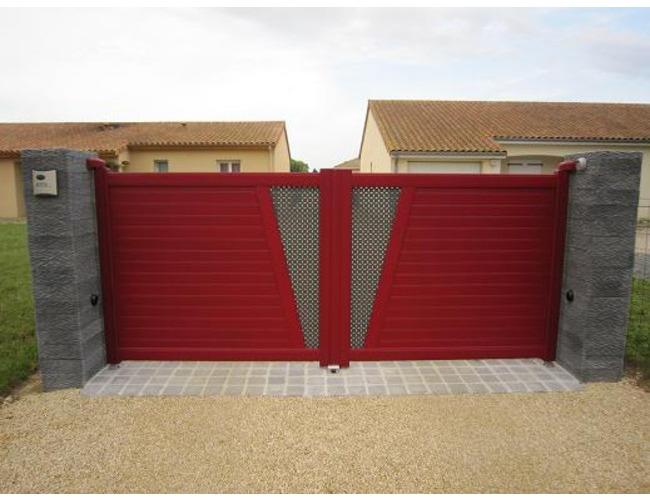 Portail en aluminium Profils Syst&egrave;mes